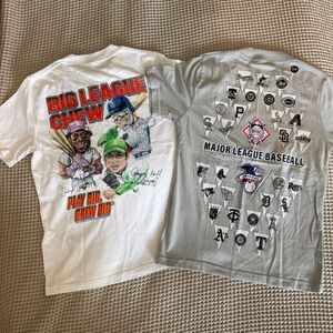 abercromie kids MLB Genuine Merchandise Kids T-Shirts - 2-pack - Gray and White